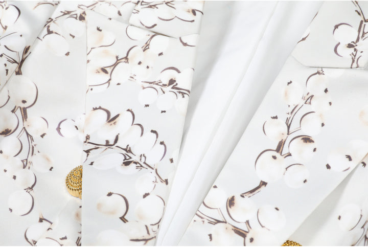 Geplooide top met uitlopende mouwen en maxi-rok set met tailleband – Rosiny 