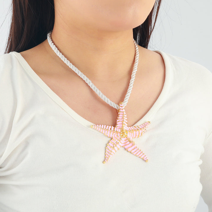 chunky heart pendant necklace with glossy beads – CORAXU