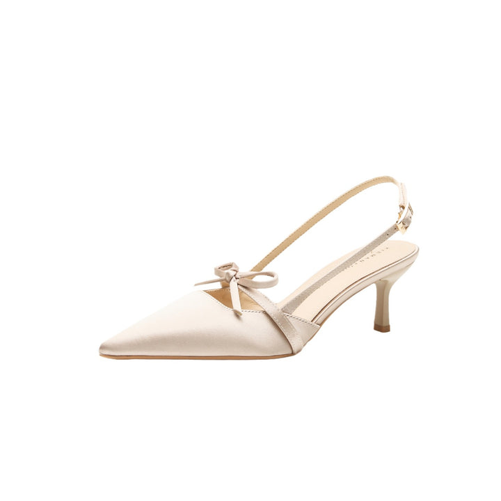 slingback pumps with bow detail - AURORAKRI