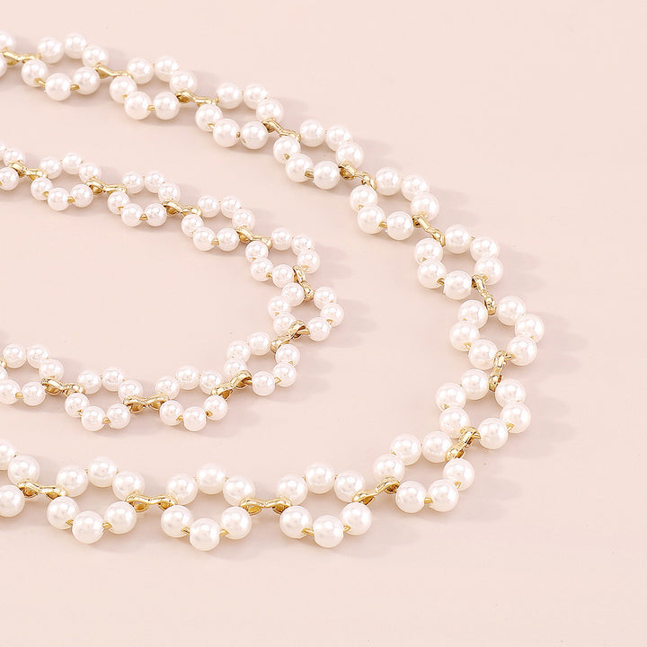 pearl choker and bracelet set – GRACE