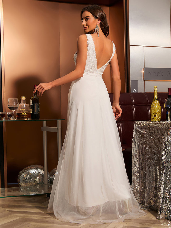 Plissiertes Oberteil mit ausgestellten Ärmeln und Maxirock-Set mit Taillengürtel – Rosiny 