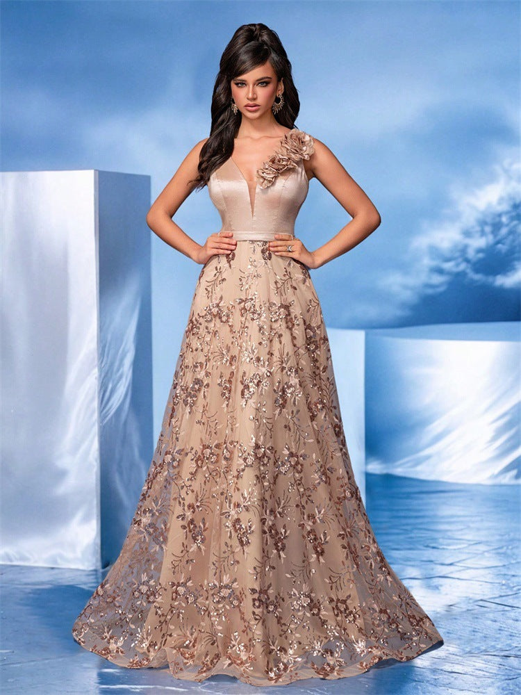 褶皱喇叭袖上衣和高腰裙套装，配腰带 – Rosiny 