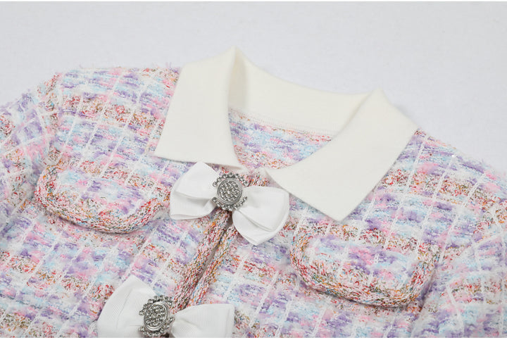 Geplooide top met uitlopende mouwen en maxi-rok set met tailleband – Rosiny 