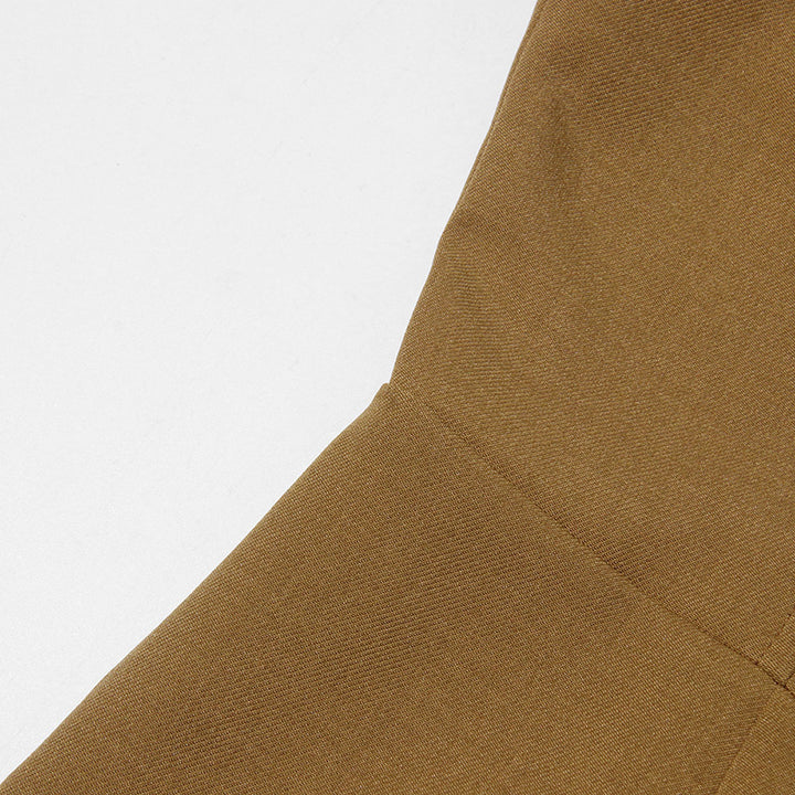 Geplooide top met uitlopende mouwen en maxi-rok set met tailleband – Rosiny 