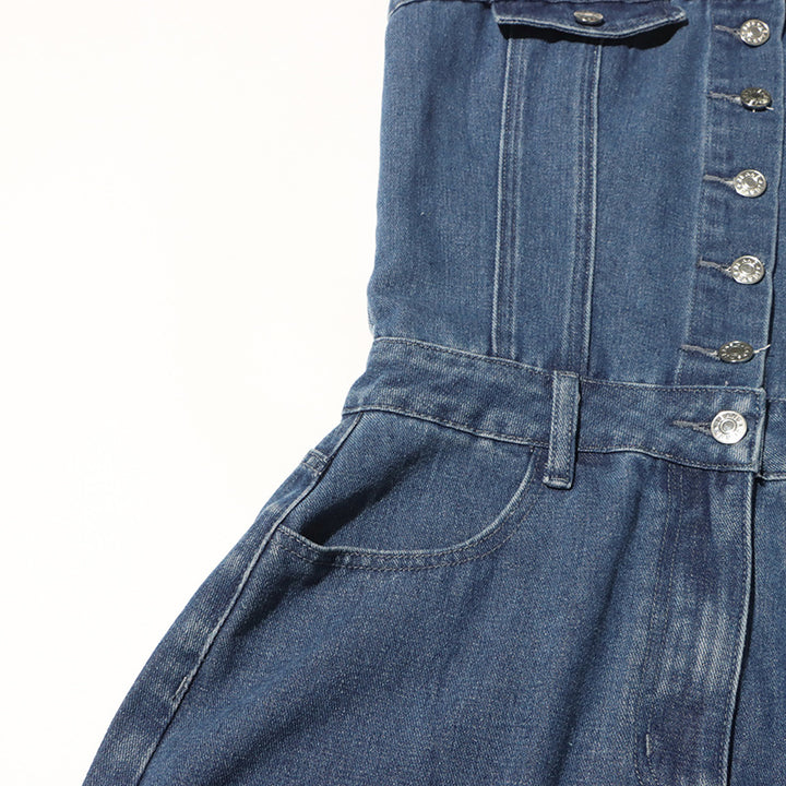 Haut à manches évasées plissées et ensemble jupe longue avec ceinture à la taille – Rosiny 