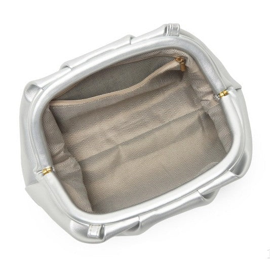 حقيبة كلاتش جلدية ناعمة مطوية – أدلنيا