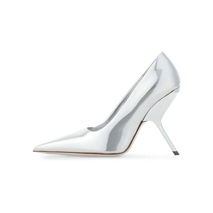 Pointed Toe Sculpted Stiletto Pumps – SCARLET