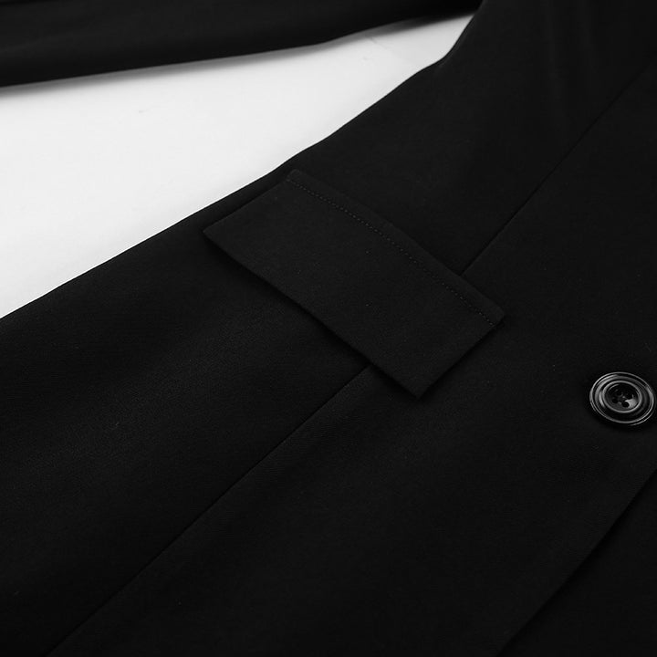 Haut à manches évasées plissées et ensemble jupe longue avec ceinture à la taille – Rosiny 