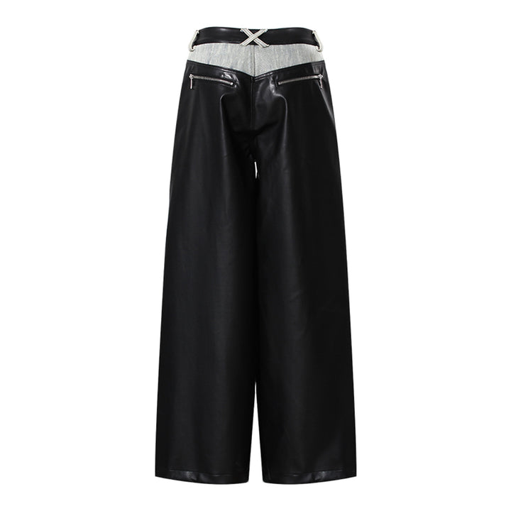 褶皱喇叭袖上衣和高腰裙套装，配腰带 – Rosiny 