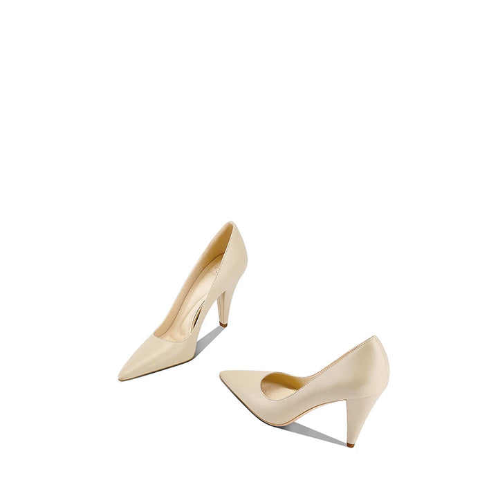 Black Pointed Toe Classic Pumps – VELMORA