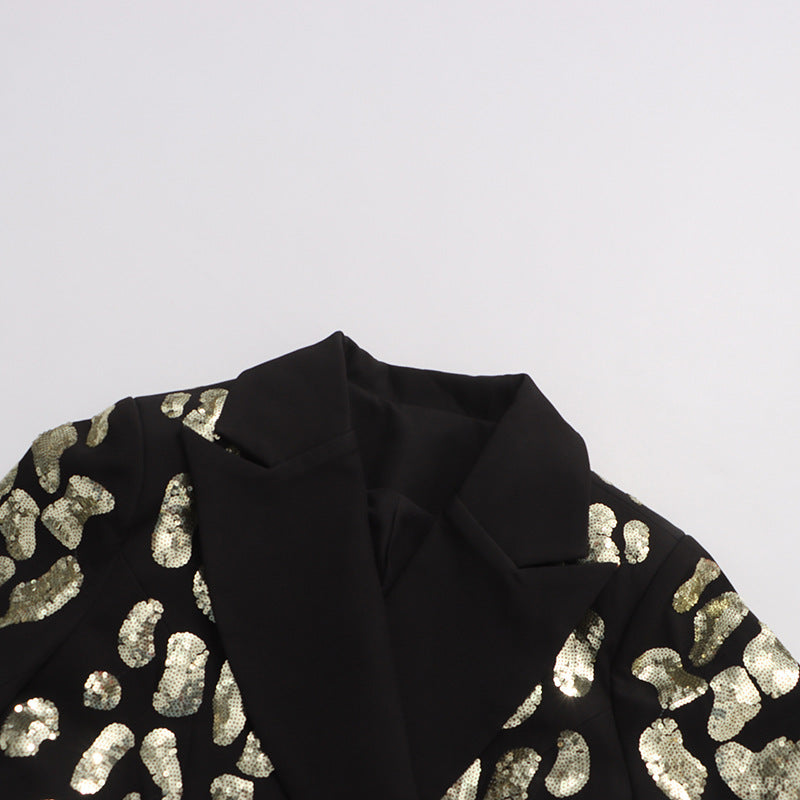 Haut à manches évasées plissées et ensemble jupe longue avec ceinture à la taille – Rosiny 