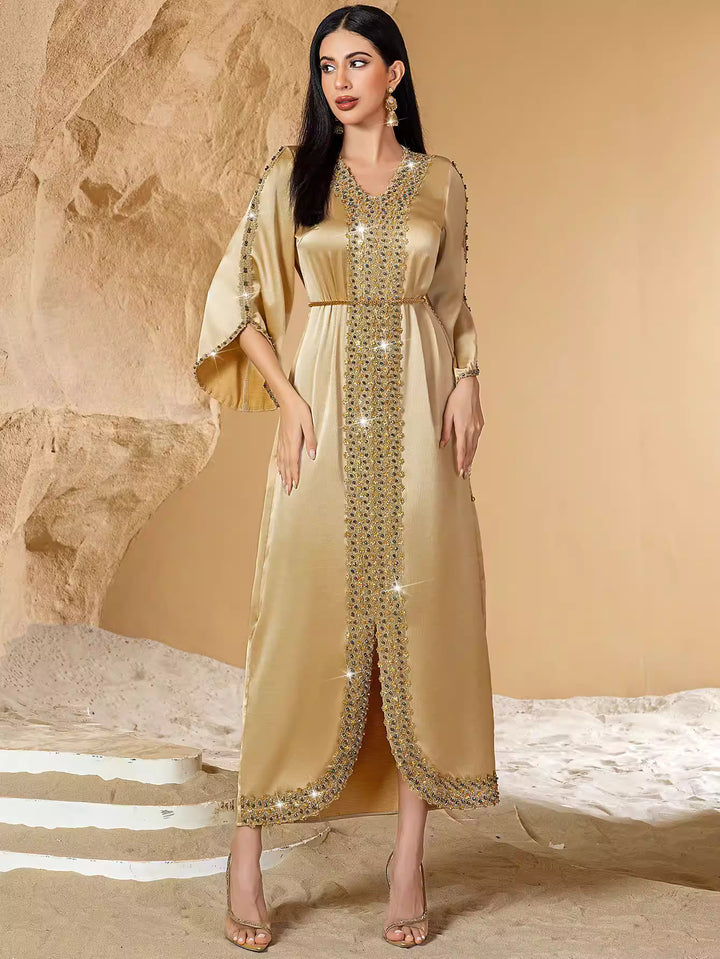 Elegant Long Sleeve Maxi Dress – LIRIA