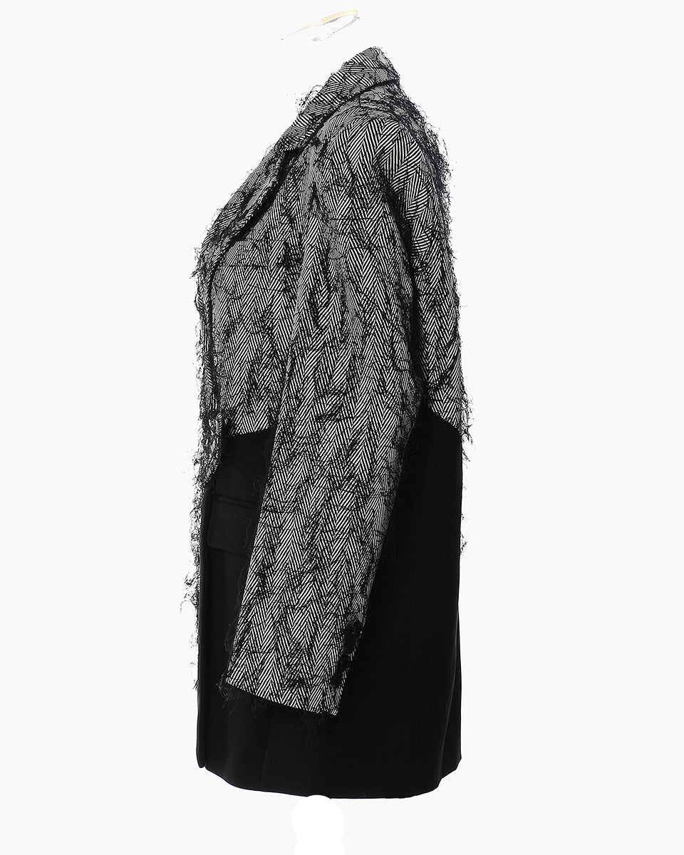 Geplooide top met uitlopende mouwen en maxi-rok set met tailleband – Rosiny 