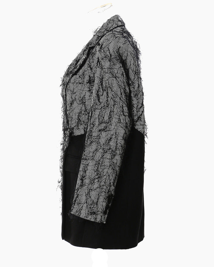 Geplooide top met uitlopende mouwen en maxi-rok set met tailleband – Rosiny 