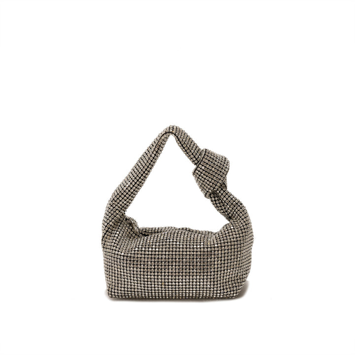 Crystal Mesh Knot Shoulder Bag – NOIRÉLLE