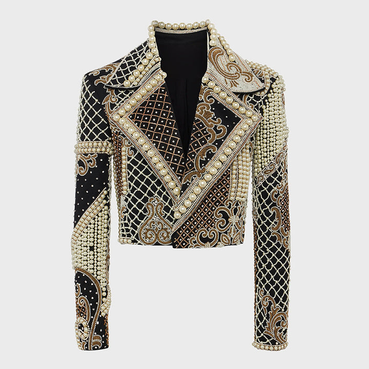 褶皱喇叭袖上衣和高腰裙套装，配腰带 – Rosiny 