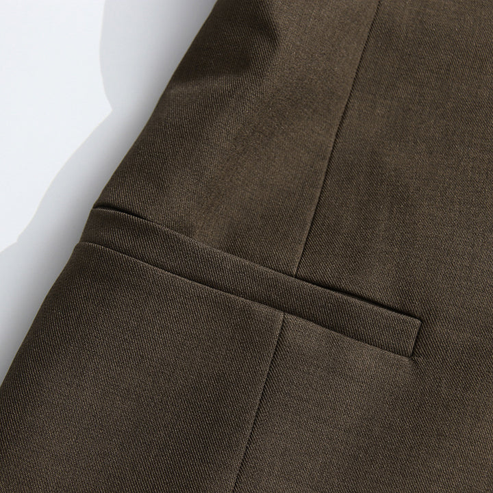 asymmetric off-shoulder tailored blazer – RHEA