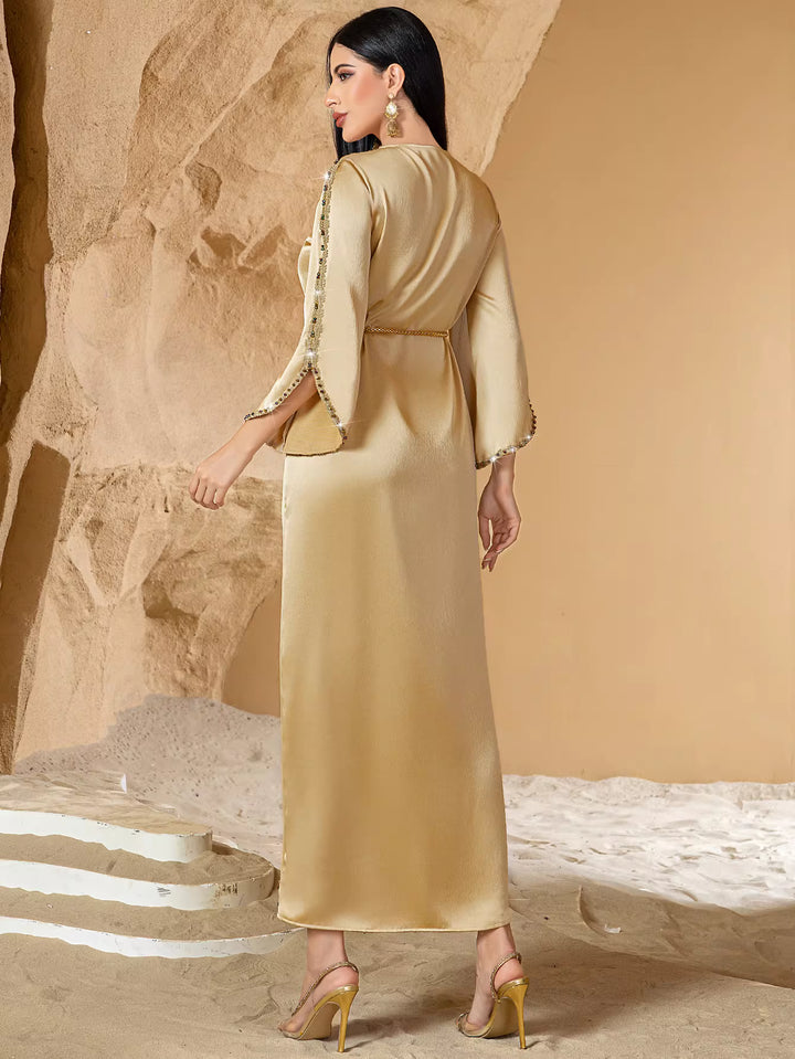 Elegant Long Sleeve Maxi Dress – LIRIA