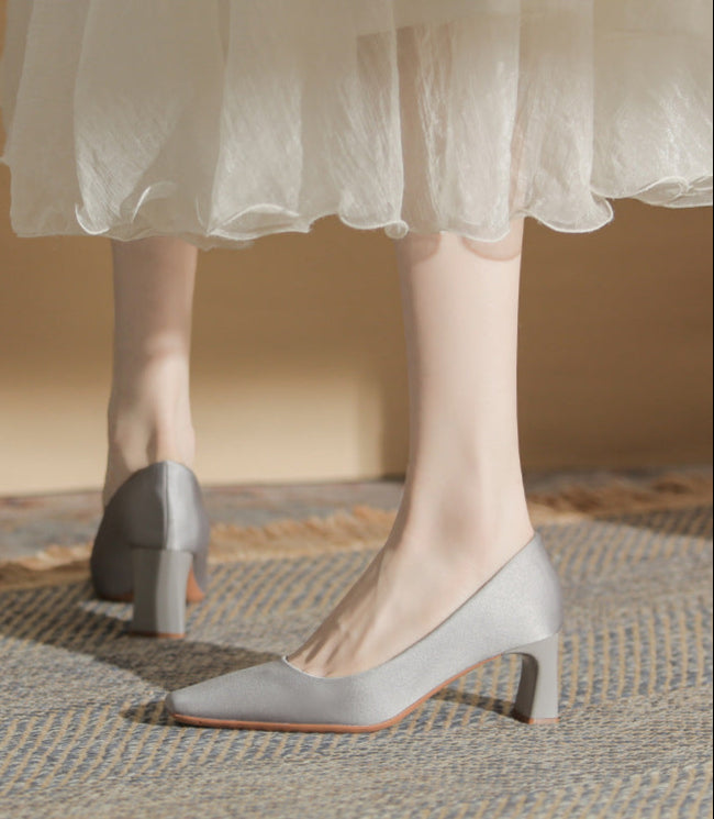 褶皱喇叭袖上衣和高腰裙套装，配腰带 – Rosiny 