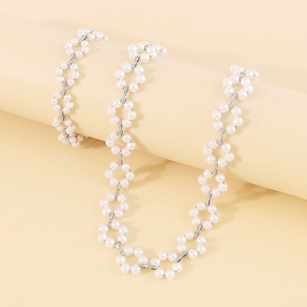 pearl choker and bracelet set – GRACE