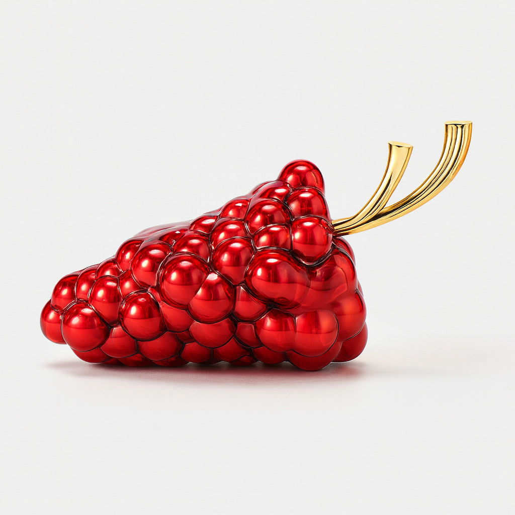 metallic bubble clutch bag with gold handle – BERRY