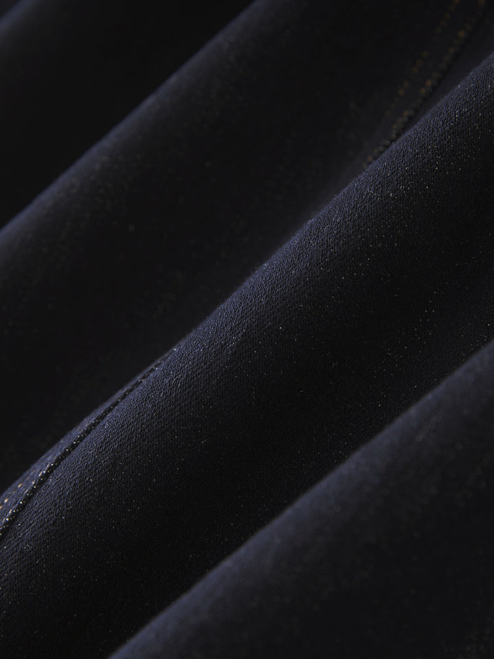 robe midi à manches courtes avec des appliqués floraux 3D - BLOOMIQ 