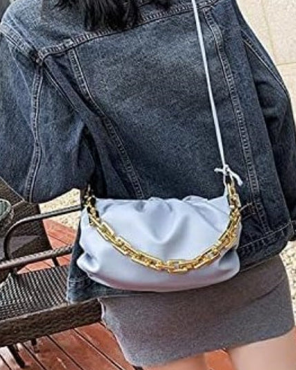 geweven rieten draagtas met dubbele leren handvatten – LÉONIE 