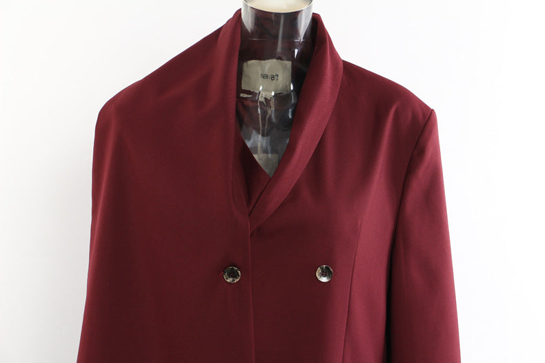 جاكيت بليزر مصمم خصيصًا بكتفين مكشوفتين - عاجي