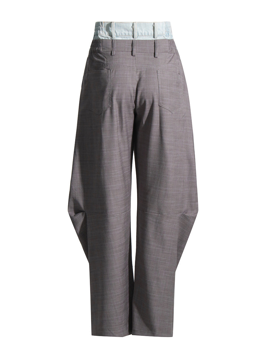 Geplooide top met uitlopende mouwen en maxi-rok set met tailleband – Rosiny 