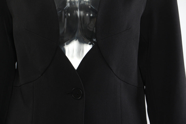 جاكيت بليزر مصمم خصيصًا بكتفين مكشوفتين - عاجي