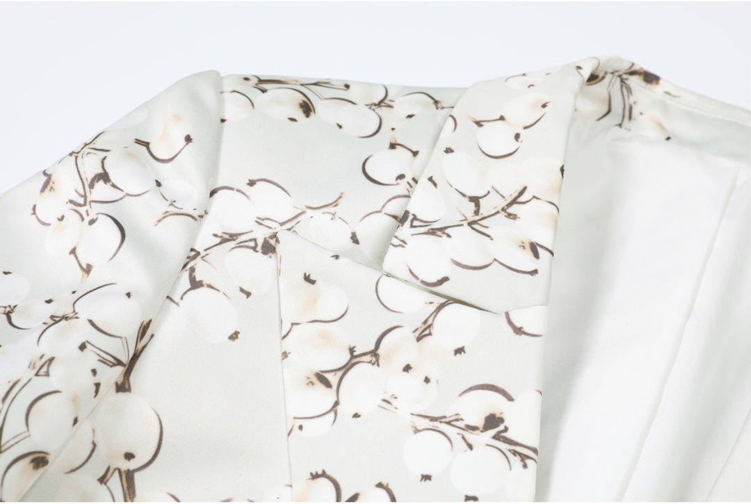 Geplooide top met uitlopende mouwen en maxi-rok set met tailleband – Rosiny 