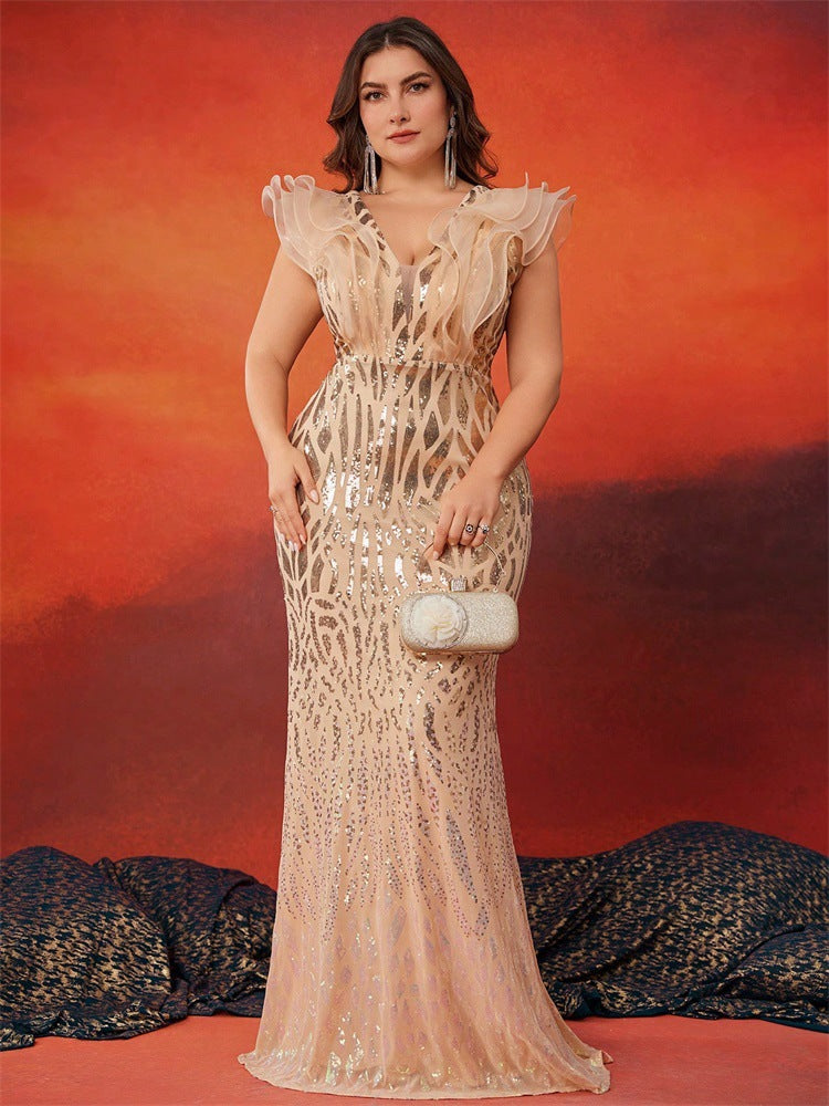 褶皱喇叭袖上衣和高腰裙套装，配腰带 – Rosiny 