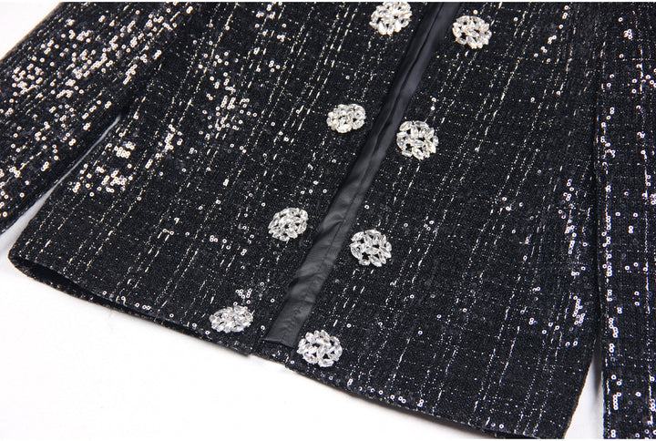 Haut à manches évasées plissées et ensemble jupe longue avec ceinture à la taille – Rosiny 