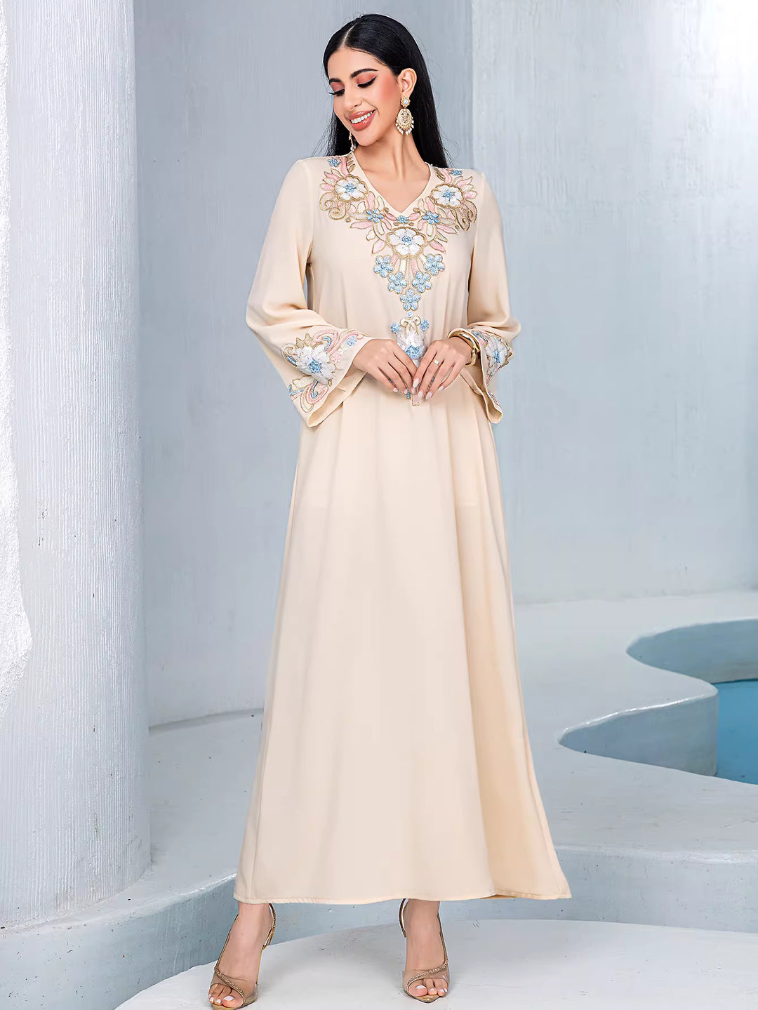 Sleeveless Minimalist Maxi Dress – NOVA