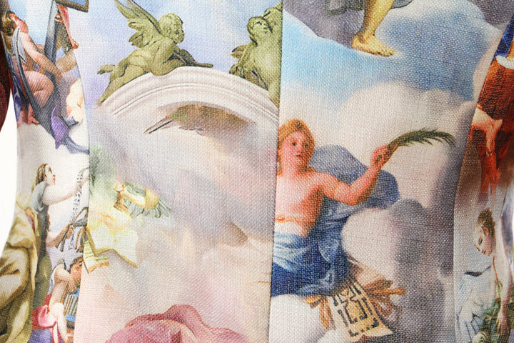 Geplooide top met uitlopende mouwen en maxi-rok set met tailleband – Rosiny 