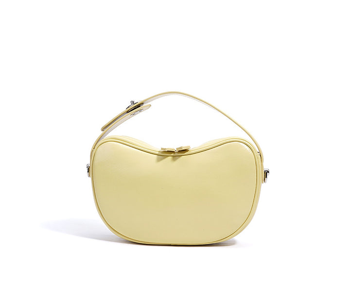 gewebte Rattan-Tragetasche mit doppelten Ledergriffen – LÉONIE 