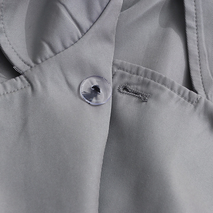 جاكيت ترنش مزدوج الصدر بحزام وياقة عالية - أستريلي