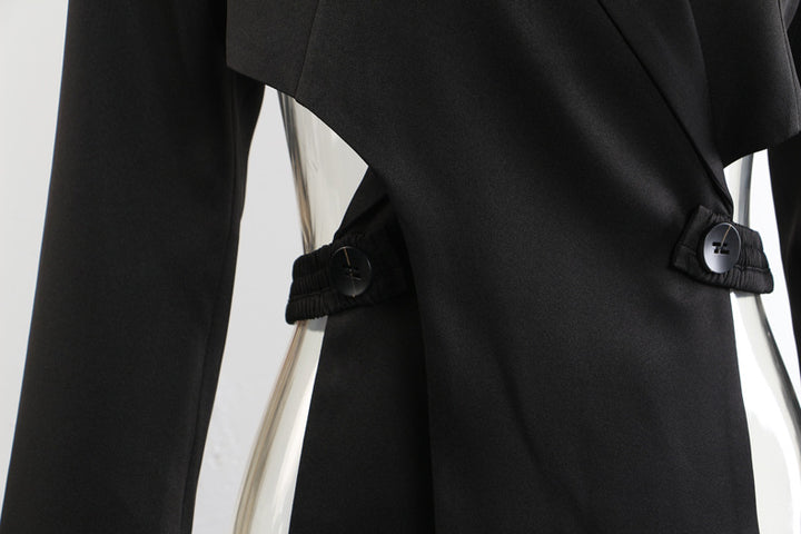 جاكيت بليزر مصمم خصيصًا بكتفين مكشوفتين - عاجي