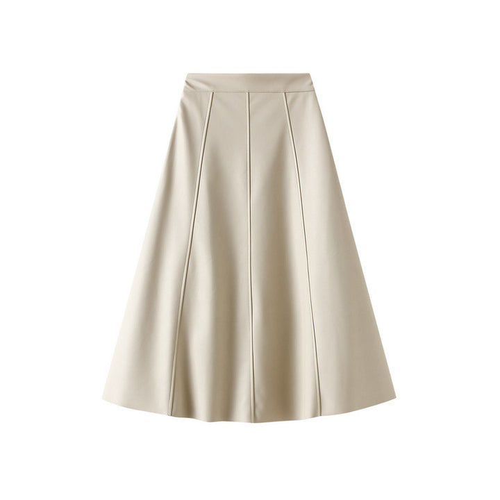 Structured A-Line Midi Skirt – IVORYA