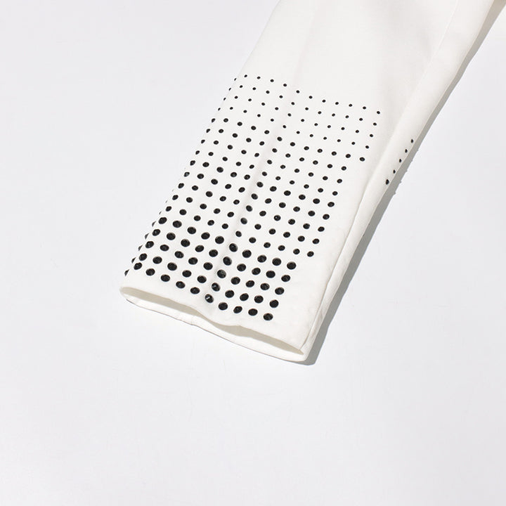 بليزر مزدوج الصدر بحافة مقصوصة بالليزر - أردينيم