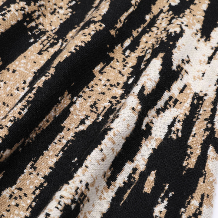 short sleeve flared dress with matching cardigan - ZARABI