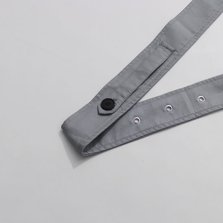 جاكيت ترنش مزدوج الصدر بحزام وياقة عالية - أستريلي