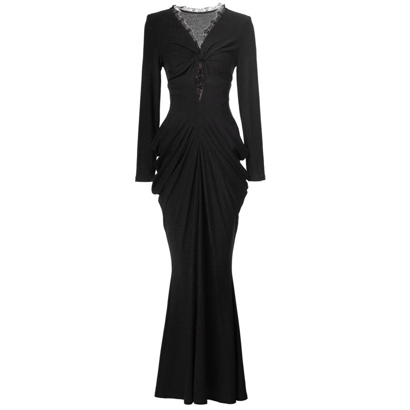 maßgeschneiderter Schlaganzug mit Satin-Puffärmeln – VALENCIA 