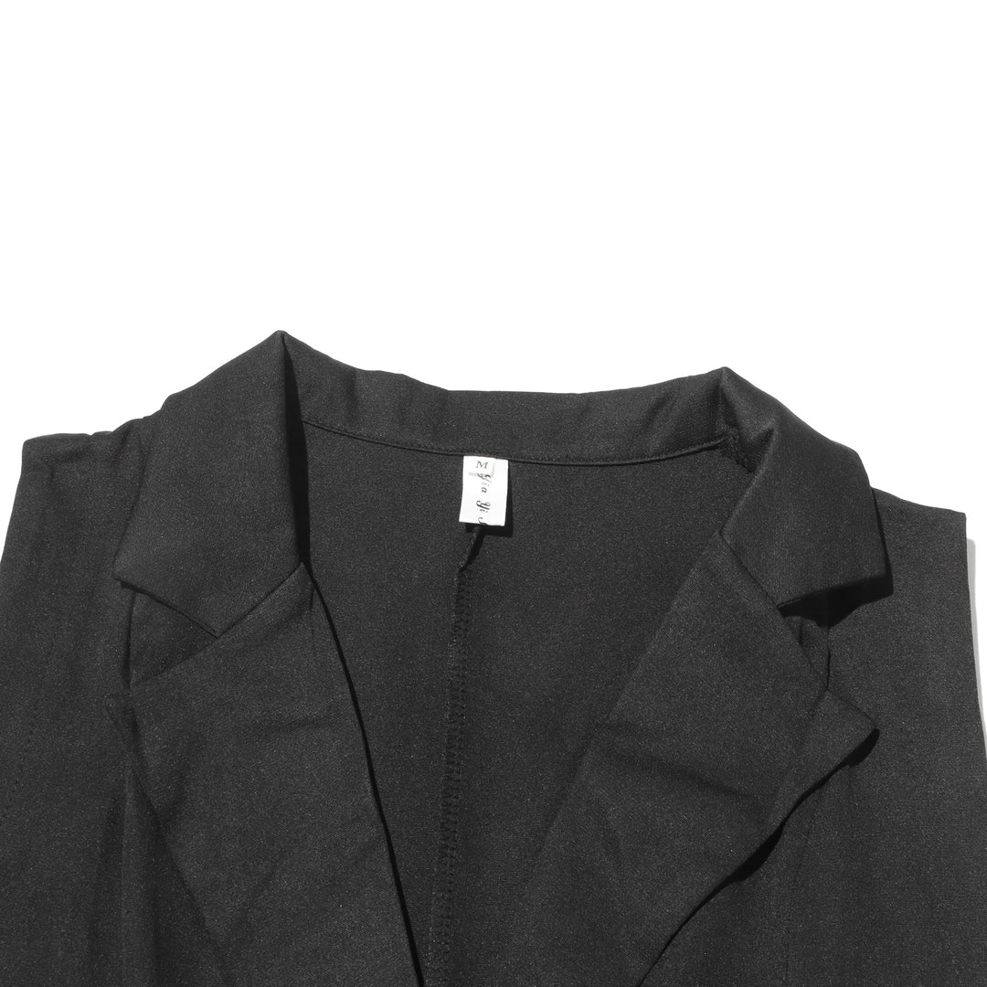 فستان بليزر بدون أكمام مع طبقة من التول - نويرتيل