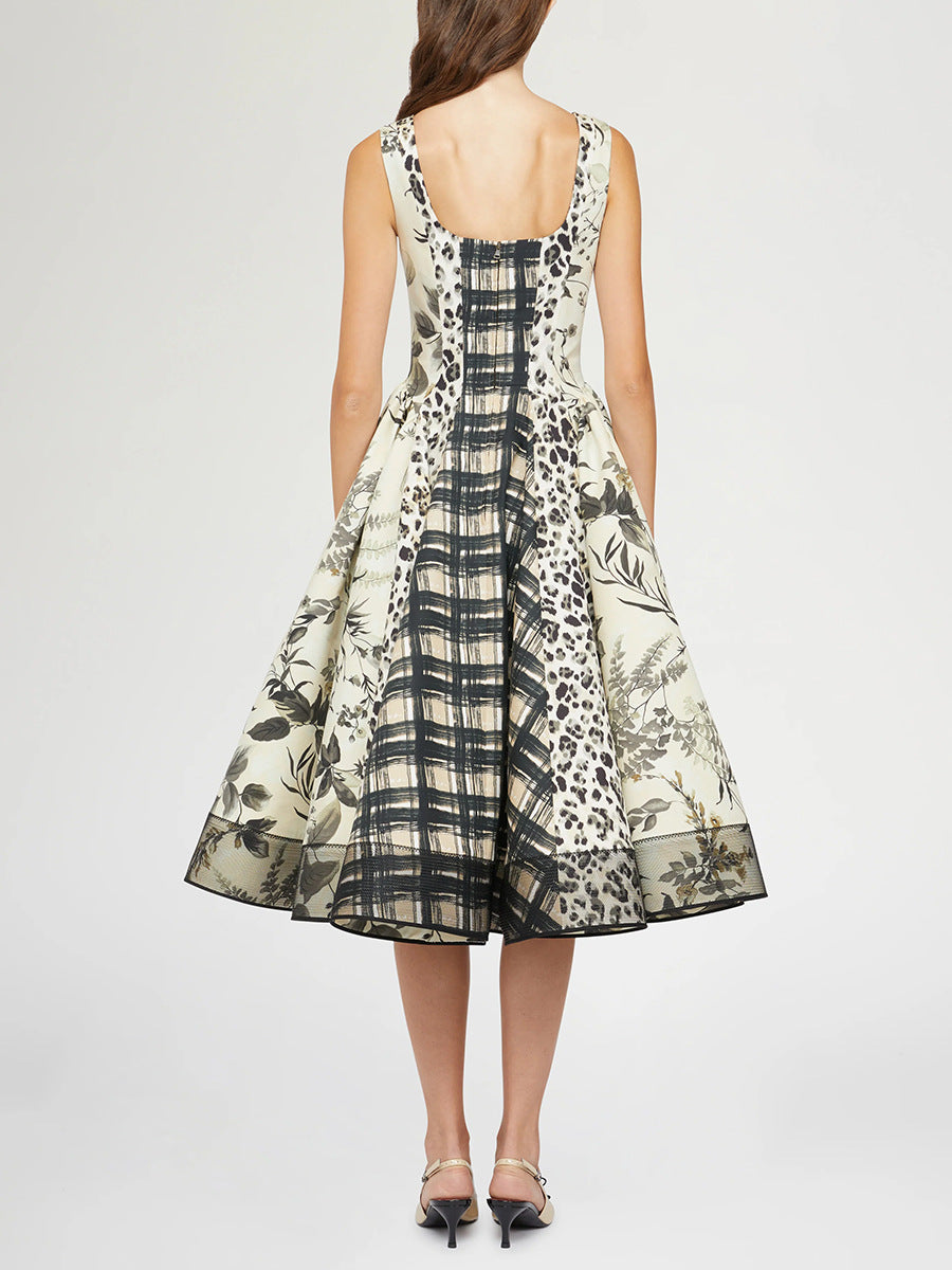 Plissiertes Oberteil mit ausgestellten Ärmeln und Maxirock-Set mit Taillengürtel – Rosiny 