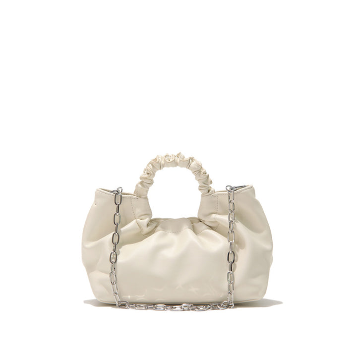 Ruched Handle Chain Shoulder Bag – ÉLAN