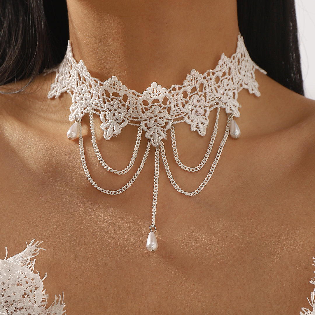 veelkleurige ketting met emaille zee bedels - CORALIA 