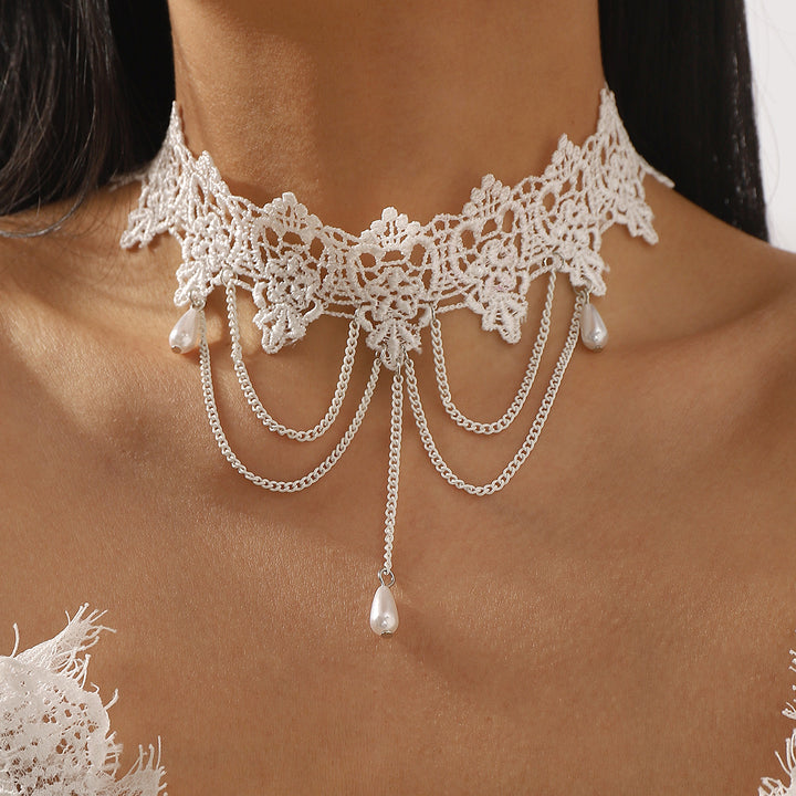 veelkleurige ketting met emaille zee bedels - CORALIA 