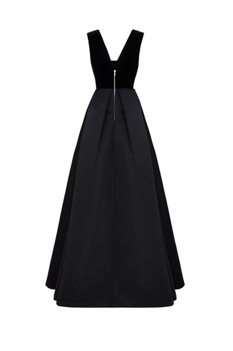 Deep V-Neck Ball Gown – Rosalia