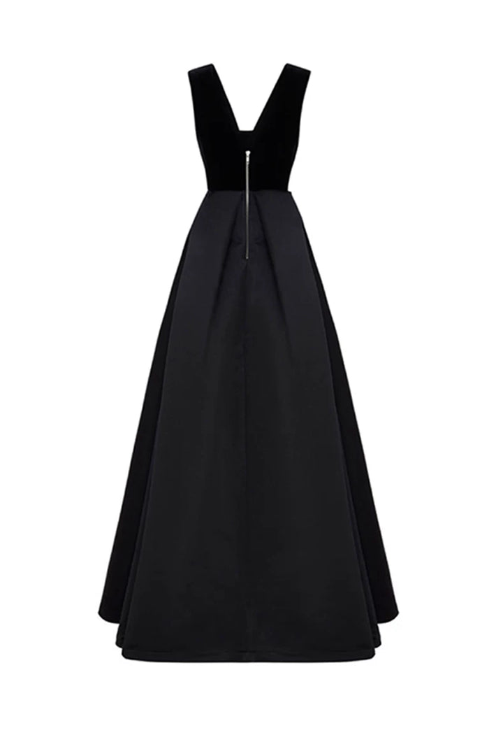 Deep V-Neck Ball Gown – Rosalia